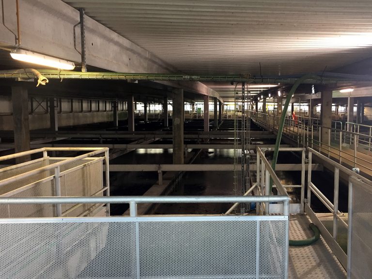 Aquiris wastewater treatment equipment in Brussels.
