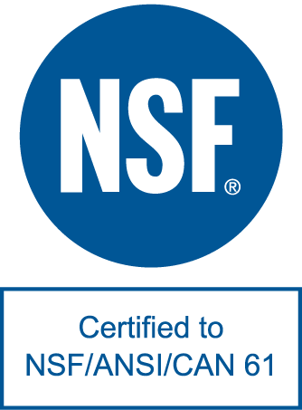 NSF - Certified to NSF/ANSI/CAN 61